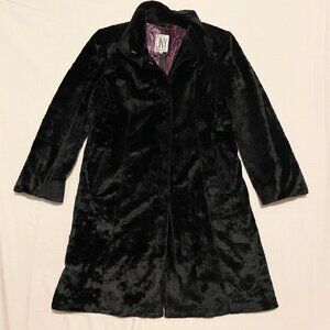 Jones New York Faux Fur Womes Winter Jacket Size 12